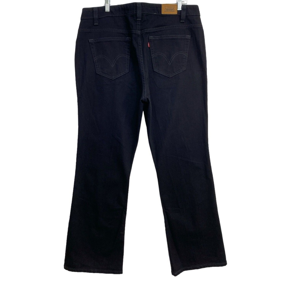 Levi's 515 Women's Denim Jeans Size 20M Black Bootcut Signature By Levi Strauss - Picture 2 of 11